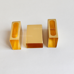 Wholesale Brass Matchbox Cover Gold Finish Safety <b>Matchsticks</b> Eco-Friendly Water Resistant Modern Fireplace Tabletop Dcor OEM - Product Image 4