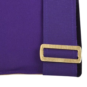 Delantal Masónico de Cuero OES Worthy Patron con Bordado a Mano de Corona de Laurel, Color Personalizado, Forma Cuadrada, Alta Calidad - Product Image 5