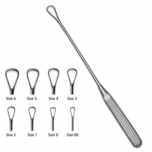 Curettes utérines Sims, lot de 8 pièces, lame aiguisée de 11 pouces, 000,1,2,3,4,5,6, instruments chirurgicaux personnalisés, SSI-SI-23953, certifiés CE - Product Image 5