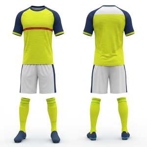 Uniforme de Fútbol Personalizado con Nombre y Número |   Tallas para Hombres, Mujeres y Jóvenes |   Ropa Deportiva Ligera de Secado Rápido para Entrenamiento - Product Image 4