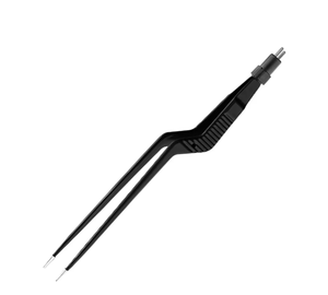 Pinzas bipolares de acero inoxidable europeas antiadherentes con fuente de alimentación manual, instrumentos quirúrgicos rectos, pinzas bipolares tipo bayoneta - Product Image 3