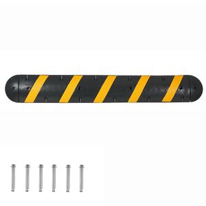 Rampa Protettiva per Cavi 72, Capacità di Carico 22000 Libbre/Assale, Dosso Stradale in PVC Resistente da 6 Piedi, Dosso Riduttore di Velocità in Gomma a 2 Canali - Product Image 1