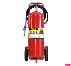 Extincteur à mousse concentrée Vinafoam 50L AFFF 3% sur chariot avec indice d'extinction 4A 144B, puissant et portable pour les situations d'urgence incendie - Product Image 1