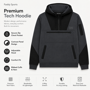 Custom Waterproof Snowboarding Hoodie Men's Tech Fleece Winter <b>Ski</b> Pullover Half Zip Windproof Thermal Outdoor Sports <b>Jacket</b> - Product Image 6