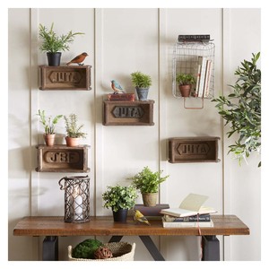 Affordable Budget <b>Wooden</b> Brick Mould Attractive <b>Rustic</b> Storage Tray Organizer Farmhouse Kitchen Decor <b>Wooden</b> Brick Mould - Product Image 2