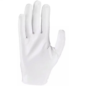 Top Custom Made Breathable Anti Slip Printed Polyester American Football <b>Gloves</b> Hook Loop Closure Your Own Design Sports <b>Gloves</b> - Product Image 3