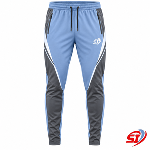 Custom <b>Mens</b> Polar Cut Soccer Training <b>Pants</b> <b>Stretch</b> Quick Dry Football Joggers Lightweight Drawstring Closure Spandex/Cotton - Product Image 1