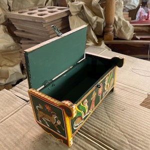 Caja de Joyería de Madera Pintada a Mano con Arte Miniatura Tradicional Indio |   Venta al por mayor - Product Image 2