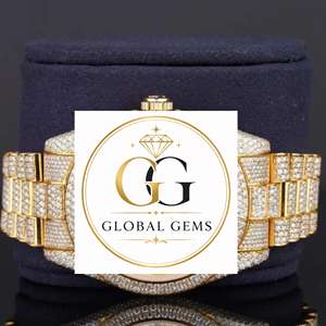 Reloj Analógico Hip Hop de Alta Calidad con Esfera Numérica Verde Moissanite para un Toque de Glamour Diario a Buen Precio - Product Image 3