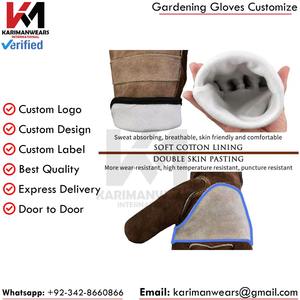 Guantes de Jardinería con Logotipo Personalizado, Tela Impermeable, Envío Rápido, OEM, Guantes de Jardinería Resistentes, Palma Antideslizante, Precio al por Mayor - Product Image 4