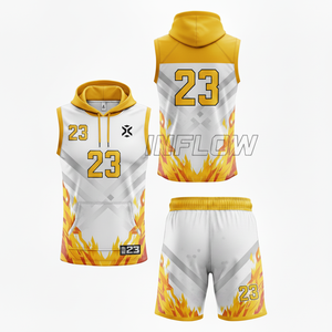 Uniformes de Fútbol Americano Personalizados 7v7 para Invierno, Tallas Grandes, Letras Impresas Digitalmente, 100% Poliéster, Sin Mangas, Totalmente Personalizables - Product Image 4