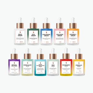 Sérum coréen éclaircissant de soins de la peau de marque privée personnalisable avec formule ciblée pour le visage liquide à la vitamine C - Product Image 6