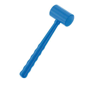 Martillo ortopédico de color azul con mango de plástico POM de 255 mm (10 pulgadas) de diámetro, 49 mm, 315 g, de Dentavex - Product Image 1