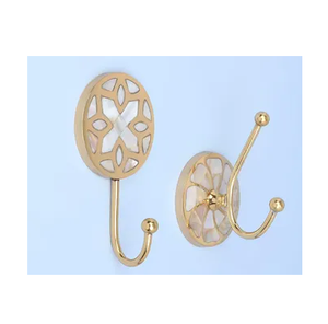 Mother Of Pearl Brass <b>Hooks</b> Best Sale Hot Sale Bathroom <b>Kitchen</b> Door Coat Key Ring Wholesale Supplier - Product Image 1