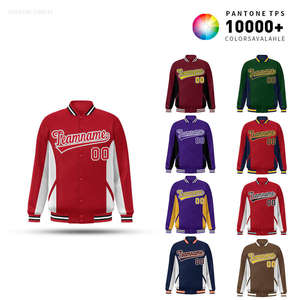 Veste universitaire brodée de haute qualité en gros, idéale pour les uniformes d'équipe - Product Image 1