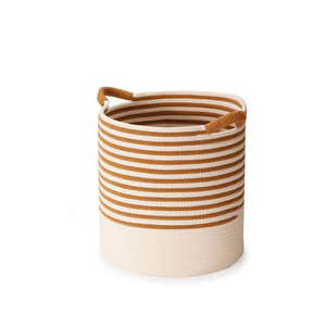 Natural Eco-Friendly Rattan Yarn Woven Circle <b>Storage</b> Basket Set Modern Stylish Organizer for Living Room Bedroom Laundry - Product Image 2