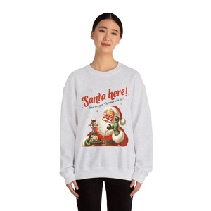 Sweat-shirt à col rond, Pull de Noël, Pull de fête, Festif - Product Image 6