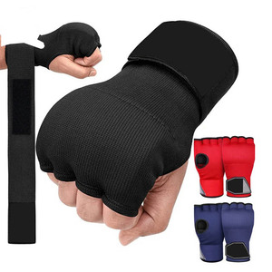 Gants intérieurs rembourrés en gel pour boxe et MMA, à enfilage rapide, avec sangle de poignet respirante, pour entraînement de kickboxing, protection, taille personnalisée - Product Image 4