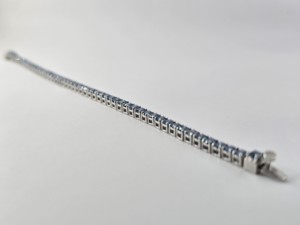 Pulsera de Tenis VVS Diam de Platino 950 de Marca Privada, Joyería Fina de Lujo de Alta Calidad, Regalo Unisex para Aniversario de Bodas - Product Image 2