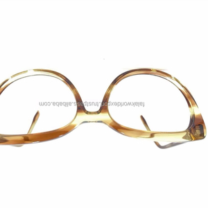 Special Premium Customized Brands Modern Classic Buffalo Horn <b>Glasses</b> <b>Case</b> Eco-Friendly Semi-Rimless <b>for</b> Men Well Polished FWE - Product Image 5