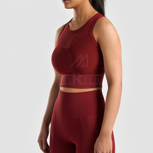 Sujetador Deportivo Ligero y Sencillo con Tirantes Cruzados, Soporte Ligero, Tela Transpirable Ecológica para Entrenamiento y Running para Mujer - Product Image 3