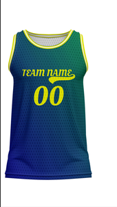 Camiseta de Baloncesto Personalizada Unisex sin Mangas, de Secado Rápido, Impermeable, Transpirable, Diseño Sólido de Dos Tonos, 100% - Product Image 2