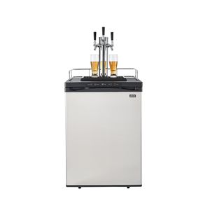 Dispenser Birra Artigianale a Triplo Rubinetto per Casa, con Serbatoio CO2 da 5 libbre e 2 Porta Sfere da 6 Pollici per un Servizio Conveniente - Product Image 1