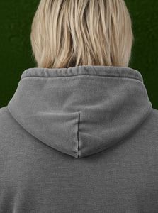 Solstice Gray Hoodie <b>Pants</b> Set Full Length <b>Sequined</b> Embroidered Casual Unisex Fleece 2 Piece Outfit All Seasons 100% Cotton - Product Image 5