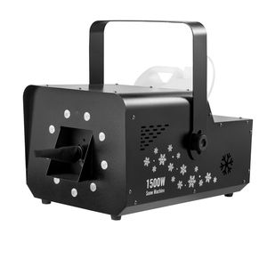 Máquina de Nieve RGB de 1500W con Control DMX512, 9 Luces LED, Control Remoto Inalámbrico, Alto Rendimiento, Tanque de 5L, Hielo Seco - Product Image 1