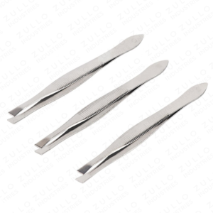 Pinzas para Cejas de Acero Inoxidable al por Mayor con Punta Inclinada, Diseño Ergonómico, Marca Privada OEM, Herramienta de Belleza Profesional - Product Image 6