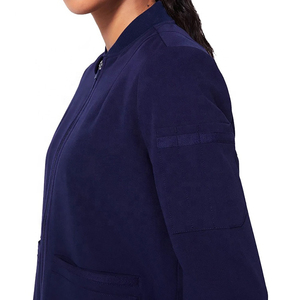 Uniformes Médicos Unisex, Chaqueta de Enfermería Cómoda con Cierre, Uniformes de Enfermera para Mujer, Uniformes de Hospital para Verano - Product Image 3