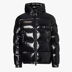 Chaqueta de burbujas ligera para hombre, para viajes de invierno, con cremallera, camuflaje, impermeable, cortavientos, con capucha, cuello alto, diseño plegable - Product Image 2