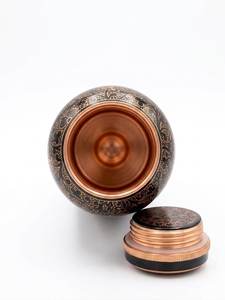 Copper <b>Bottle</b> With Attractive Print Design Hot Selling Multipurpose Copper <b>Bottle</b> Fully Finished Handmade Bohemian <b>Water</b> <b>Bottle</b> - Product Image 2