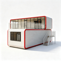 Cabane de jardin Apple Pod avec design moderne, maisonnette modulaire d'extérieur, conteneur habitable