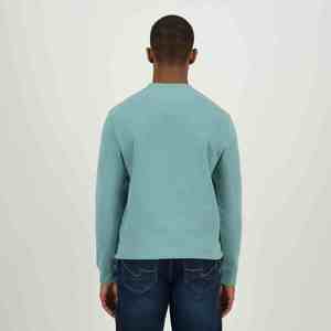 Sudadera de cuello redondo para hombre al por mayor, de forro polar extragrande, estilo urbano, informal, para invierno - Product Image 4