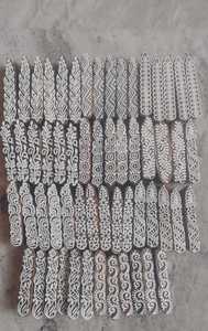 Bloques de madera tallados a mano para tatuajes de henna, estampado textil, sellos tradicionales indios de palisandro, bloque de impresión de tela DIY - Product Image 5