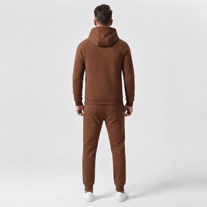 Conjunto de Sudadera con Capucha y Pantalones Deportivos de Forro Polar Premium para Hombre, Logotipo Personalizado, Chándal Deportivo Informal, Ropa Deportiva al por Mayor - Product Image 3