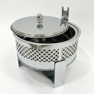 Chauffe-Plats de Luxe 5L à Design Diamant, Manuel, A+++ Économe en Énergie, avec Poignée Façon Buffet, Style Maison - Product Image 1