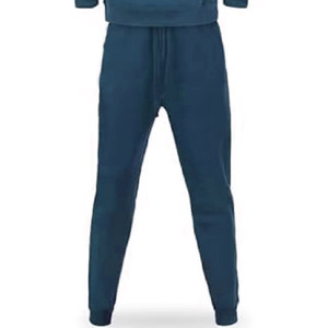 Conjunto Deportivo de Algodón para Hombre, Corte Ajustado, Estilo Urbano, Dos Piezas, Sudadera con Capucha y Pantalones Jogger, Transpirable, con Logotipo Estampado, para Invierno - Product Image 3