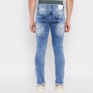 Pantalon en jean pour homme à prix de gros, taille mi-haute, couleur personnalisable, respirant, confortable, printemps-automne, service OEM personnalisable - Product Image 4