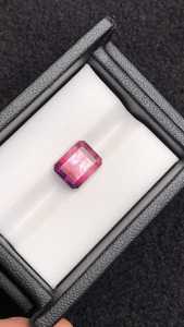 Turmalina natural de origen afgano, gema suelta con corte esmeralda, piedra de cristal para la elaboración de joyas. - Product Image 2