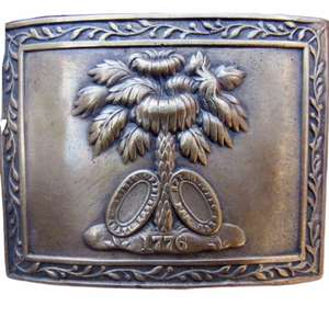 Placa de cinturón vintage, diseñada específicamente al estilo de las placas de cinturón del Primer Imperio francés, con hebilla de águila imperial. - Product Image 4