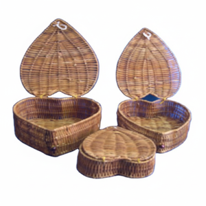 ตะกร้าเก็บของไม้ไผ่สานสีดำแบบคลาสสิก งานแฮนด์เมด สำหรับจัดระเบียบตู้เสื้อผ้าและโต๊ะเครื่องแป้ง ส่งออกจากเวียดนามโดยตรง - Product Image 4