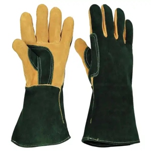 Guantes de Seguridad Resistentes al Calor de Corte Extremo con Certificación CE, Cuero Reforzado de Alta Calidad para Soldador, Protección para Manos y Brazos - Product Image 1