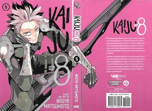 Kaiju Vol. Livre en anglais à couverture souple 5 By Naoya Matsumoto, Monster Adventure Manga Book - Product Image 3
