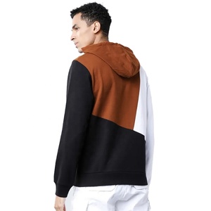 Sudadera con capucha con logotipo bordado y estampado Digital personalizado orgánico de algodón 100% para hombre, cuello con capucha de gran tamaño para la temporada de otoño - Product Image 4