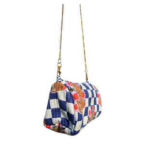 2026 Stylish Handcrafted Quilted Block Print Sling Bag Open Closure <b>Beading</b> Cotton Wholesale Price - Product Image 1