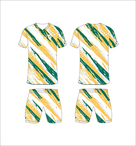 Ensemble de maillots de football personnalisés sublimés noir et gris, col en V, manches courtes, évacuation de l'humidité, adulte, toutes saisons - Product Image 5