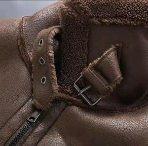 Winter Men's Premium Slim Jacket Lapel Casual Style with Zipper Closure - Product Image 2
