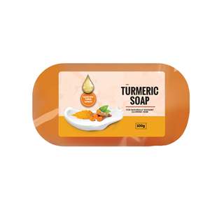 Jabón Herbal Natural con Cúrcuma y Naranja, Suave y Nutritivo, Mejor Precio de Exportación para Compradores Globales - Product Image 2